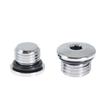 First Stage 7/16 inch Scuba Diving Regulator High Pressure Port Plug and 3/8 inch Low Pressure Port Plug