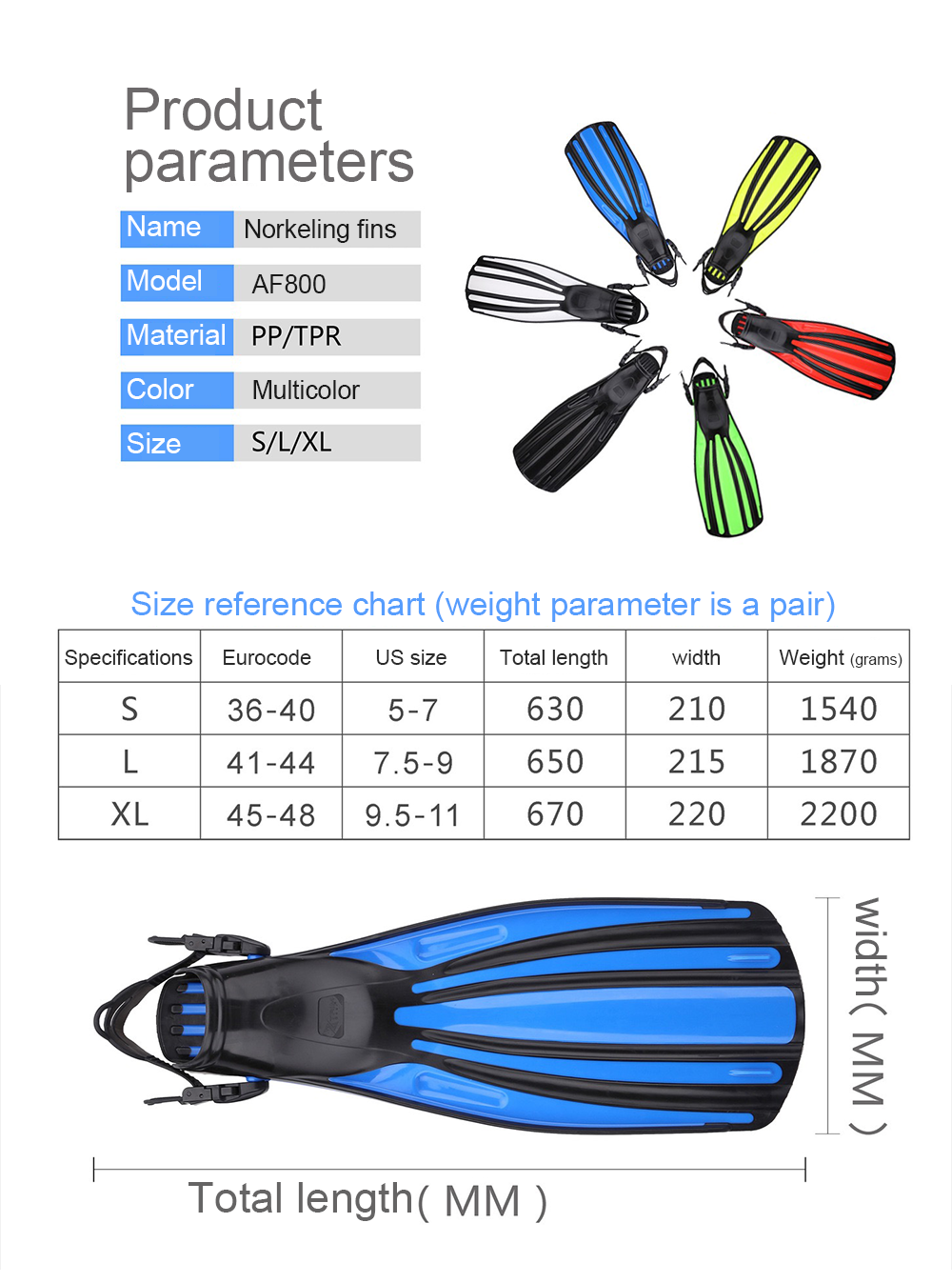 AF800 Scuba Diving Fins (1).png